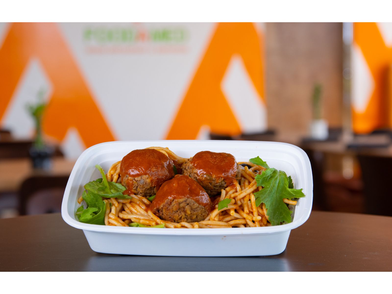 Spaghetti & Meatless Balls