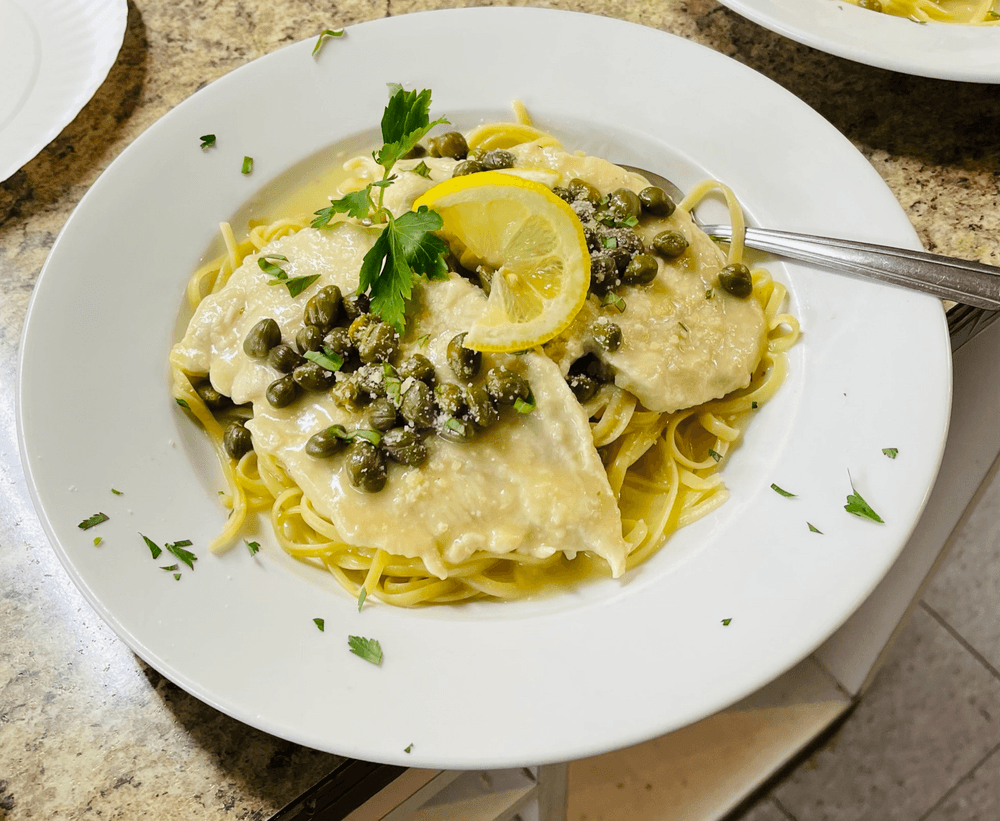 Chicken or Veal Piccata Entree