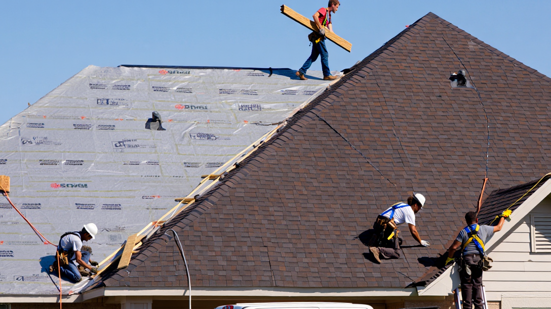 Kim Brothers Roofing Logo