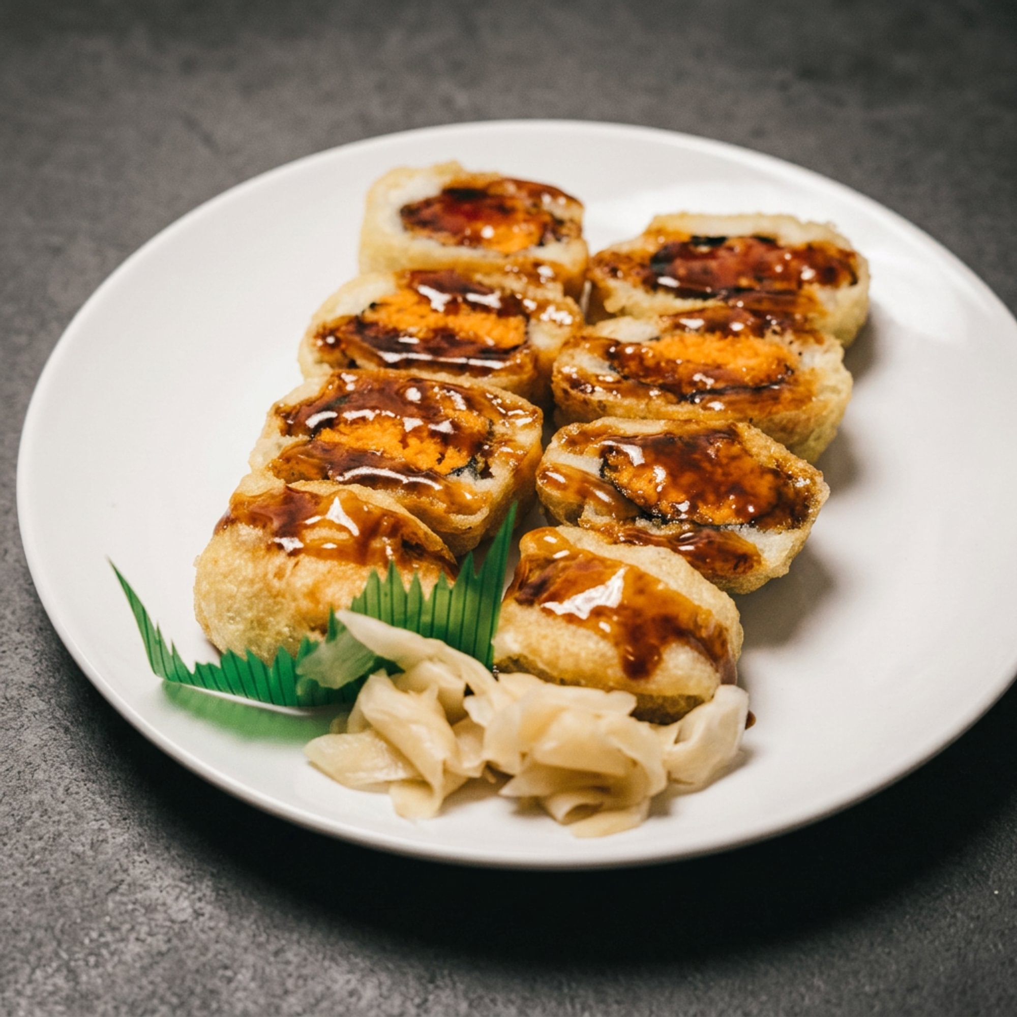 Spicy Salmon Tempura Roll
