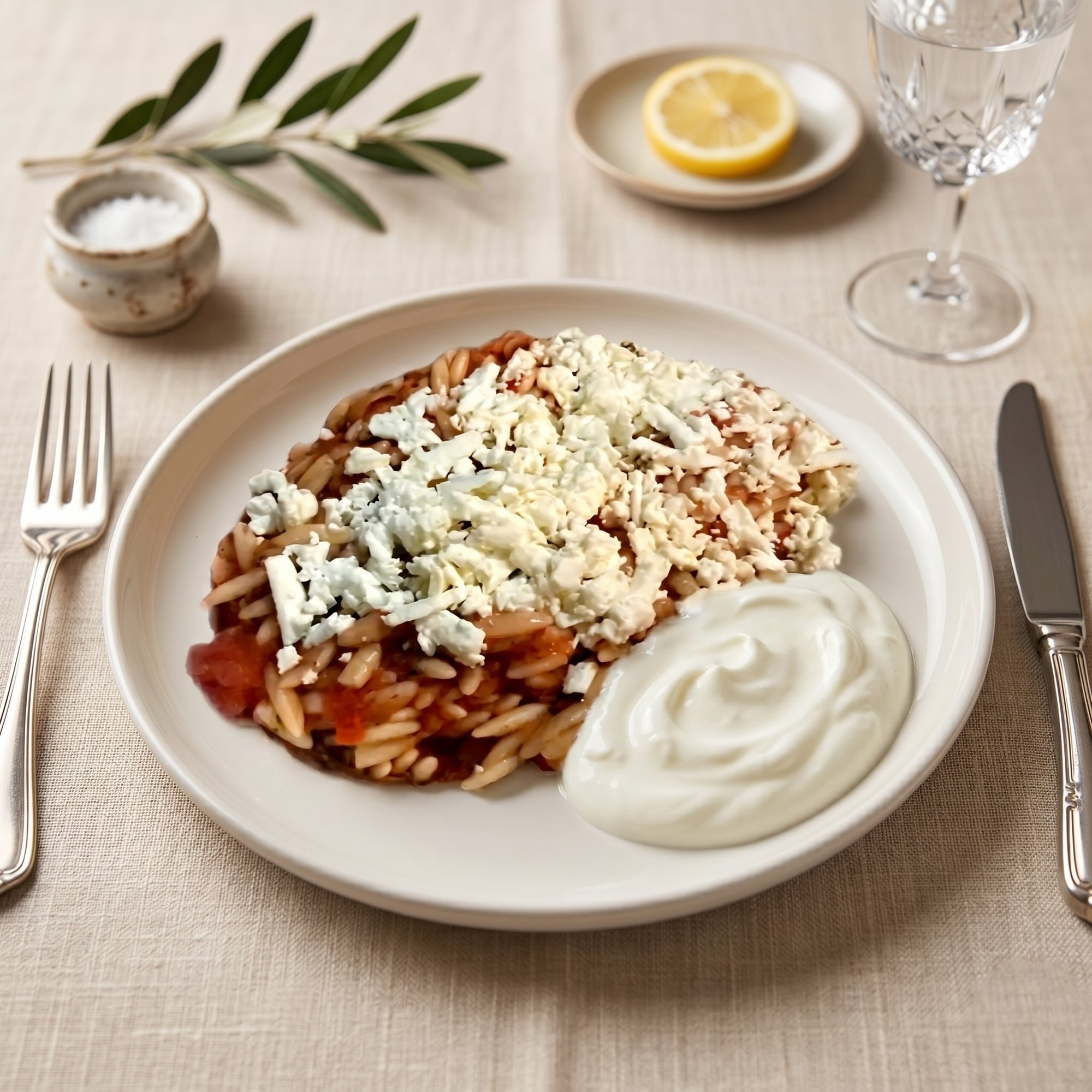 Beef Orzo