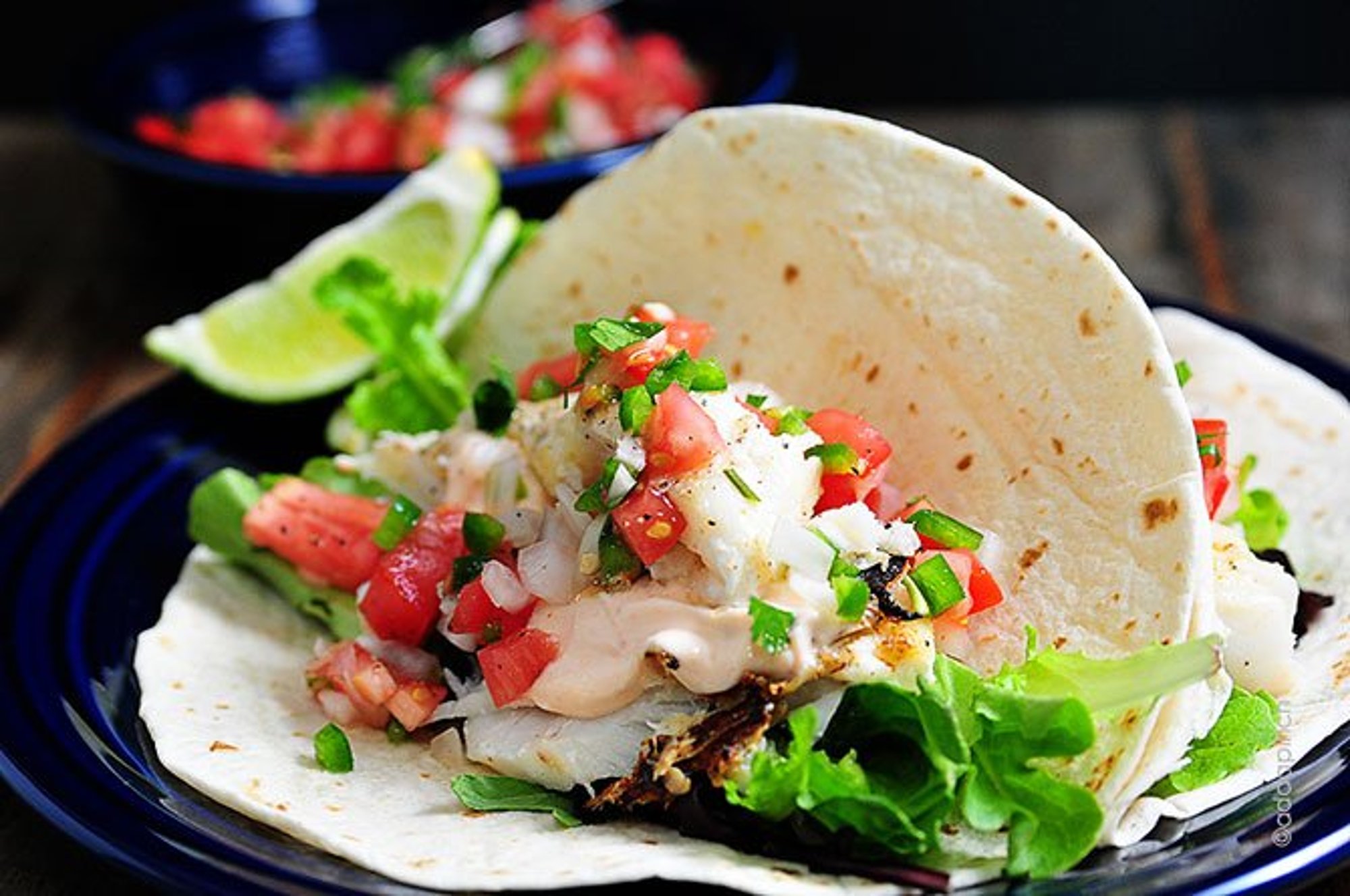 Tequila Honey Lime Chicken Taco Trios