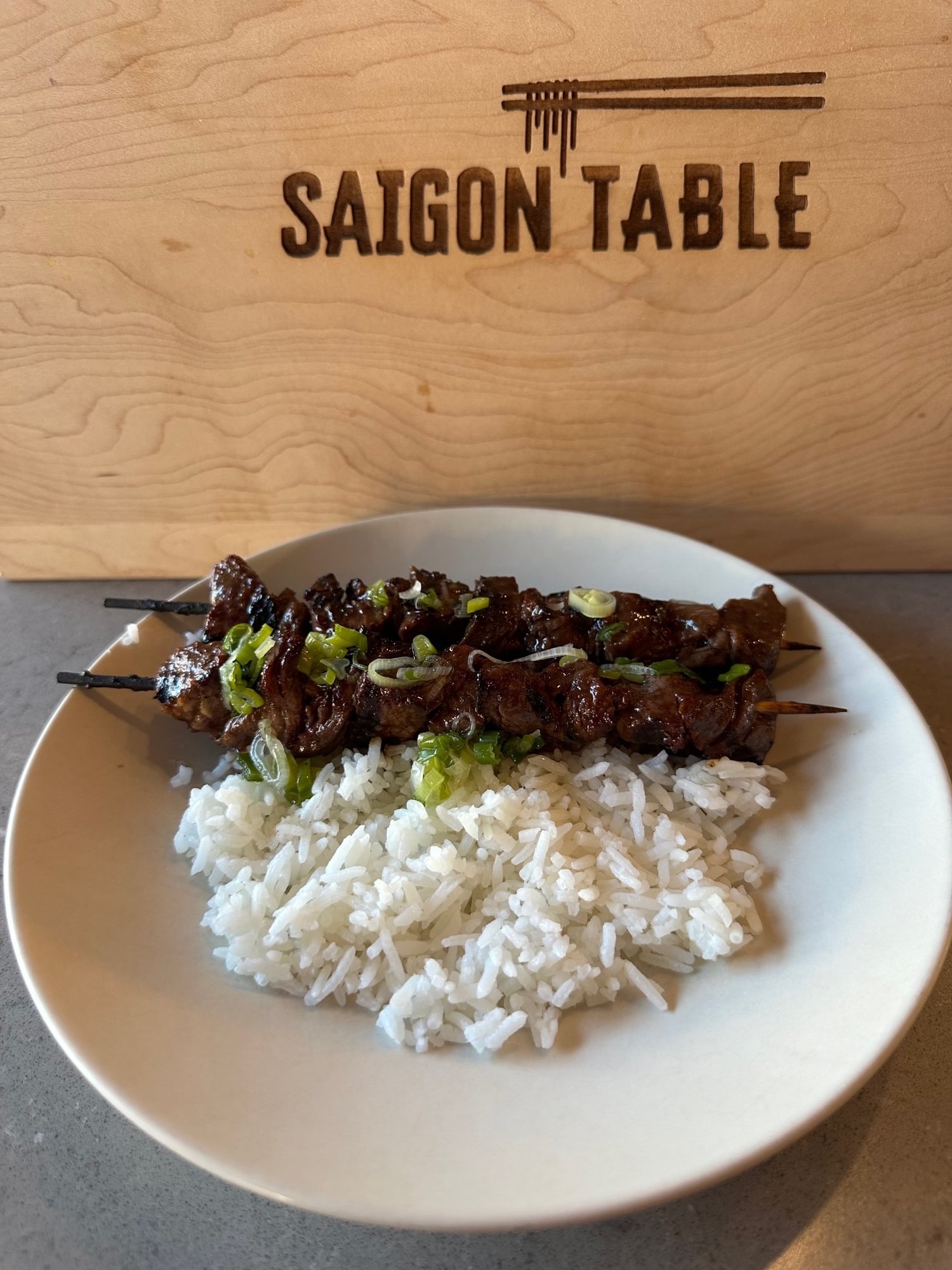 Grilled Beef Hanger Steak Skewers