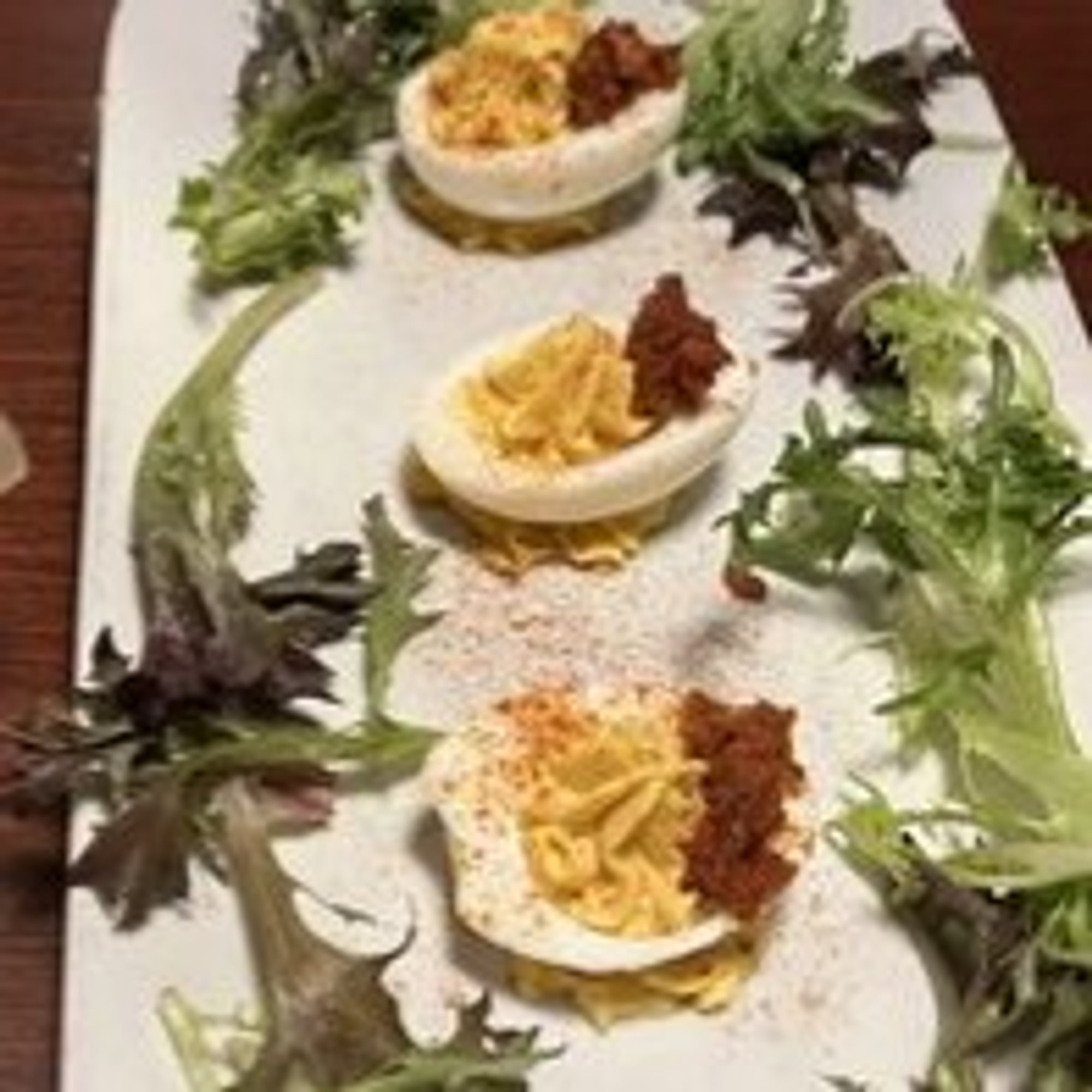 BLT Deviled Eggs