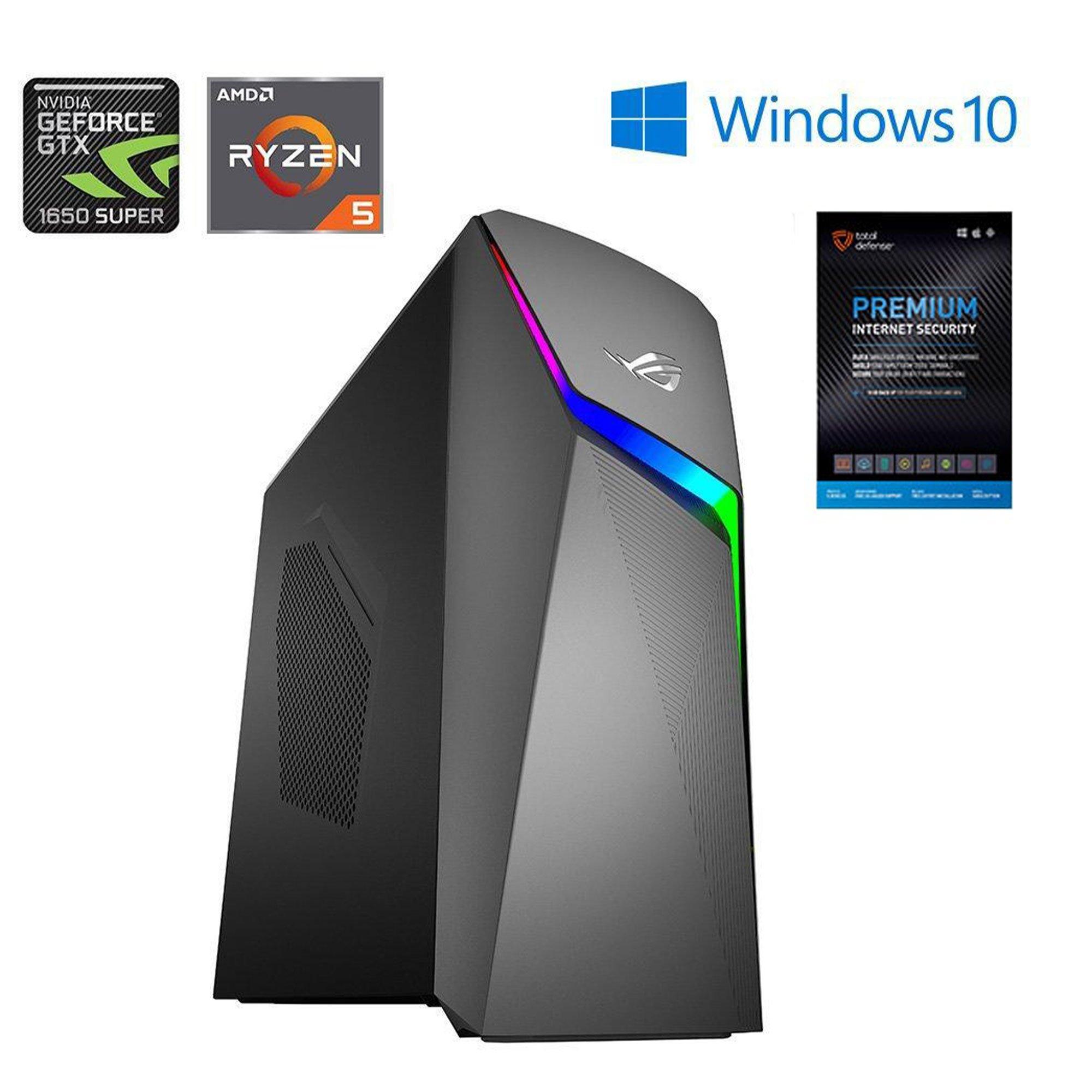 ASUS ROG 1TB Gaming Desktop AMD Ryzen 5 w/ Total Defense Internet Security