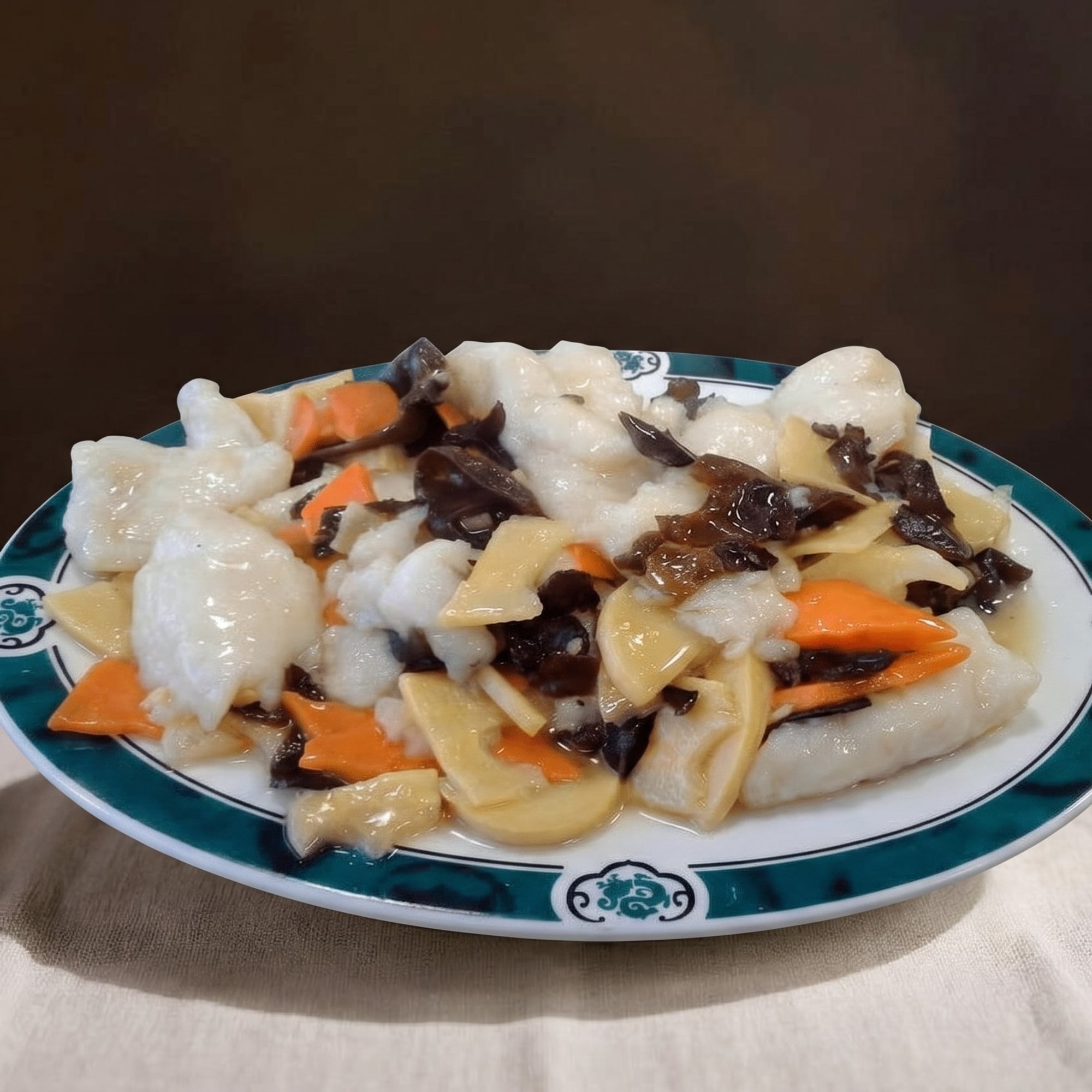 Stir-Fried Fish with Black Bean Sauce / 豆豉鱼片