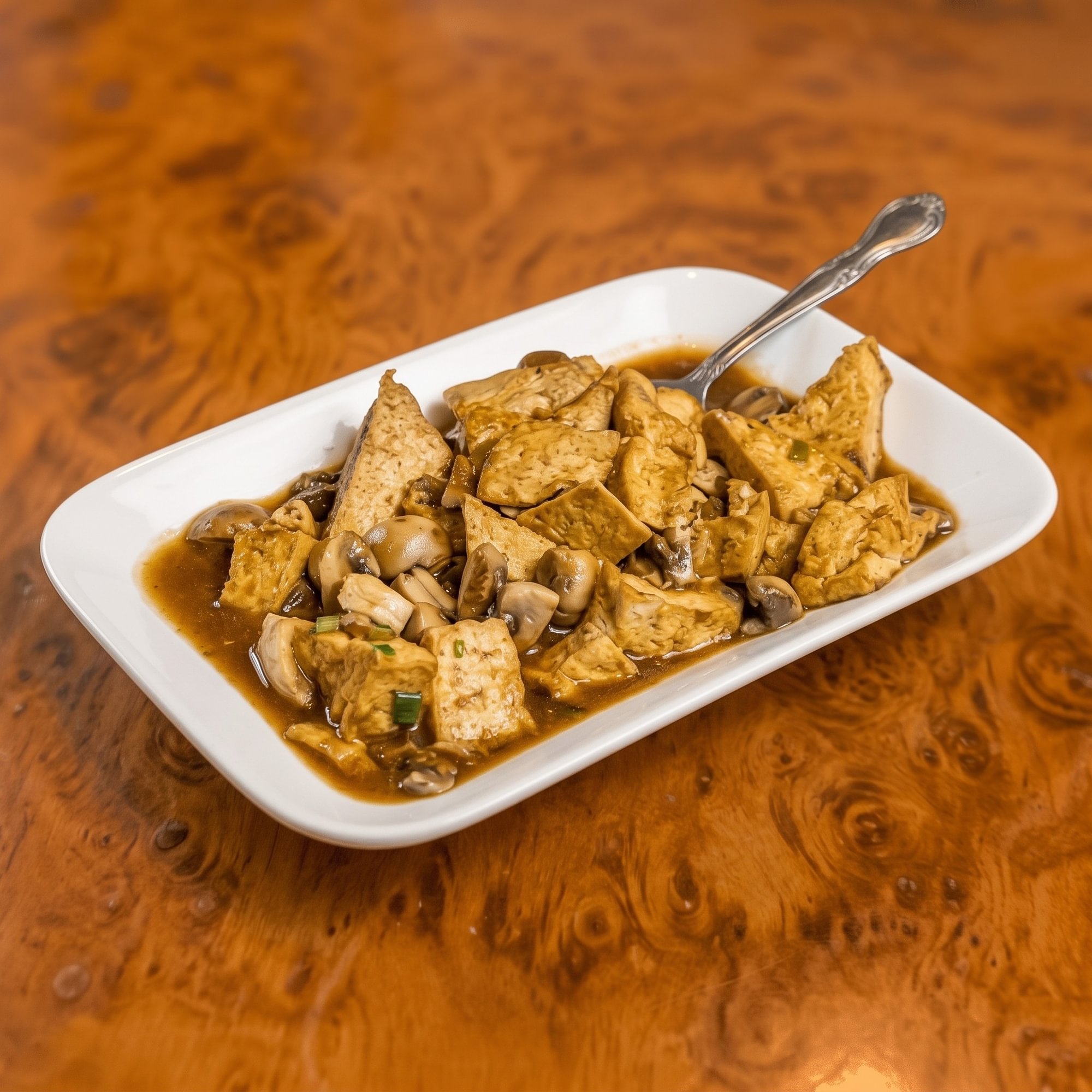 Tofu with Mushrooms