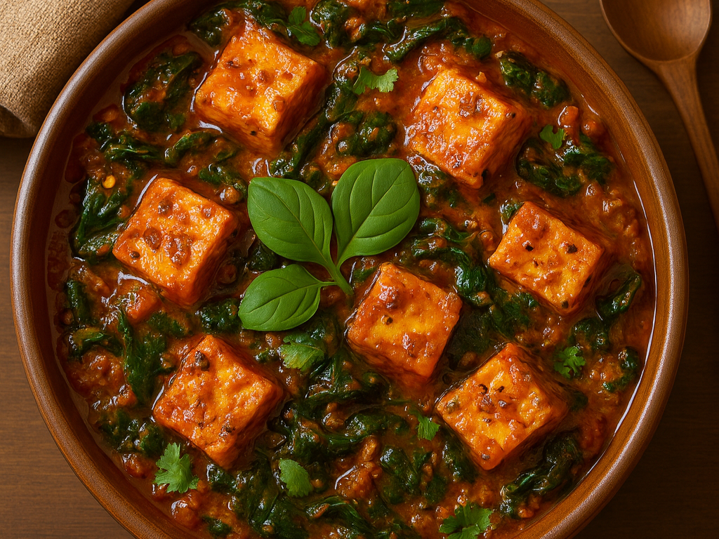 Tofu Palak (V, GF, NF, DF)