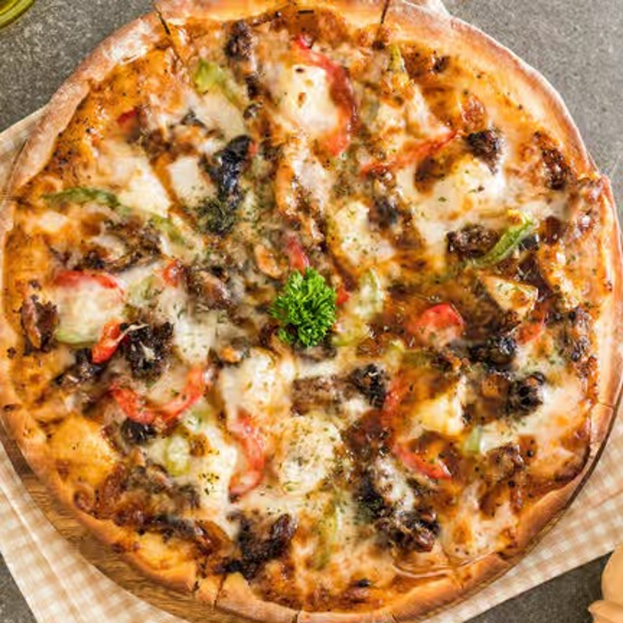 Cheeseburger Pizza