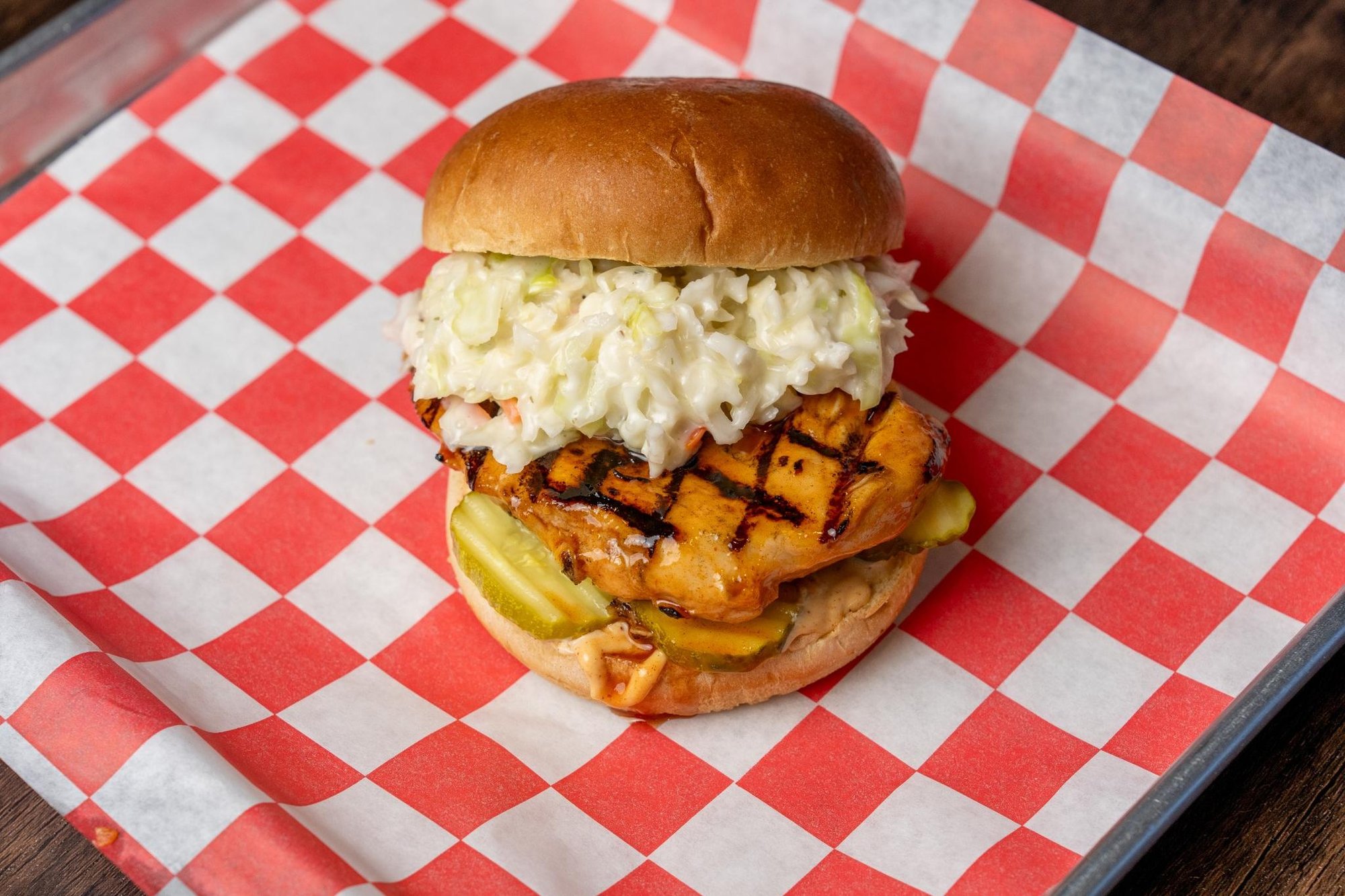 Grilled Nashivlle Style Chicken Sandwich