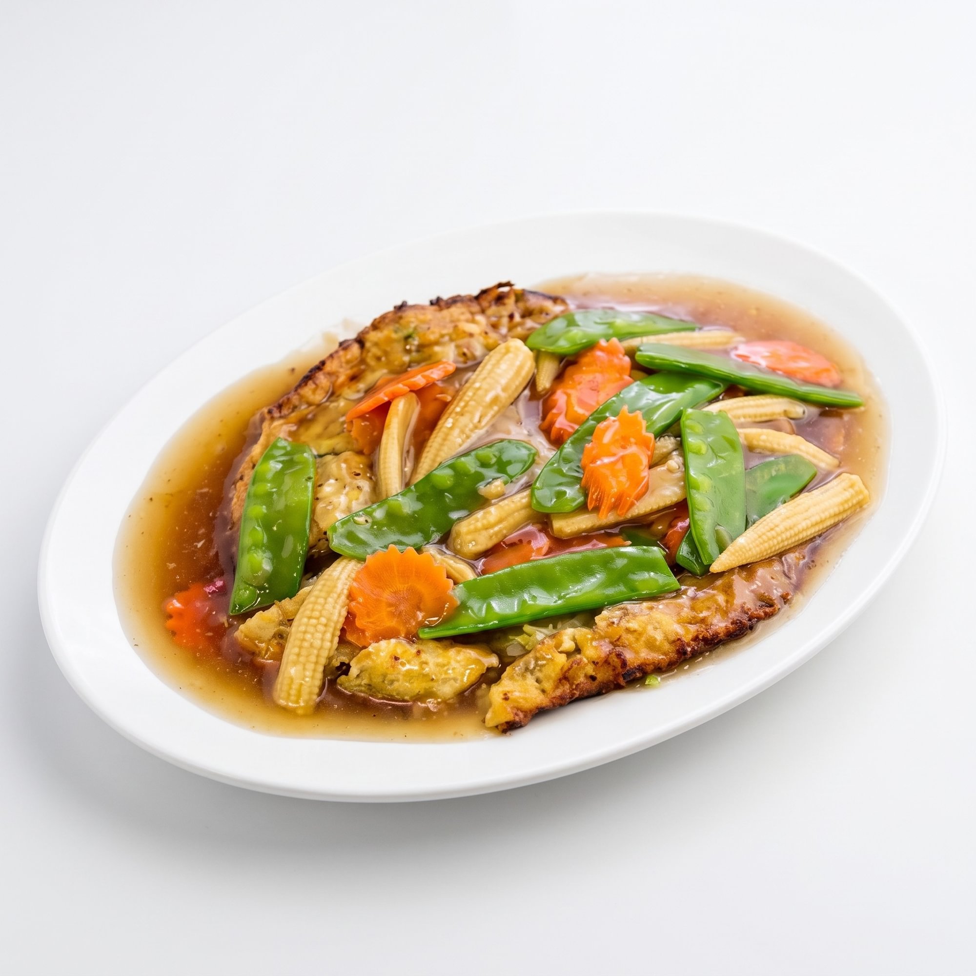 Vegetarian Egg Fu Yung