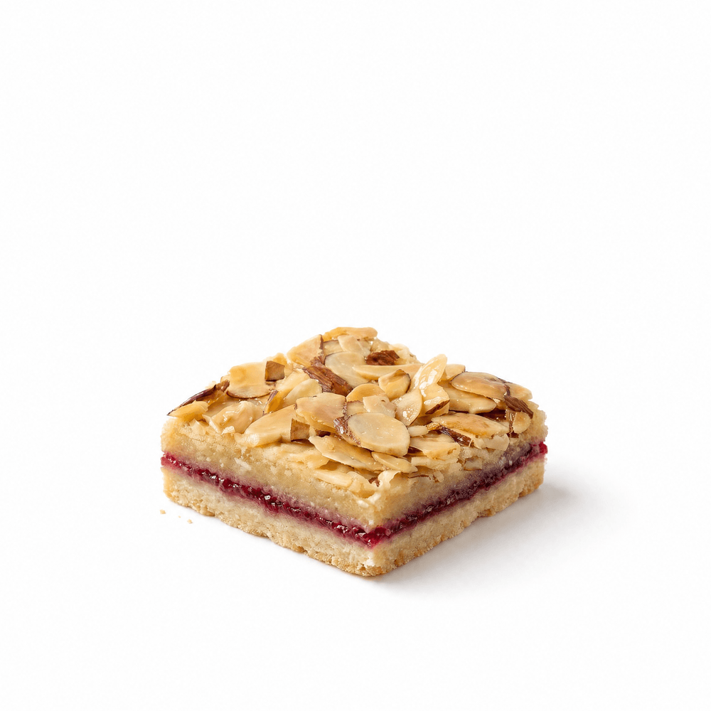 Almond Raspberry Shortbread Bar