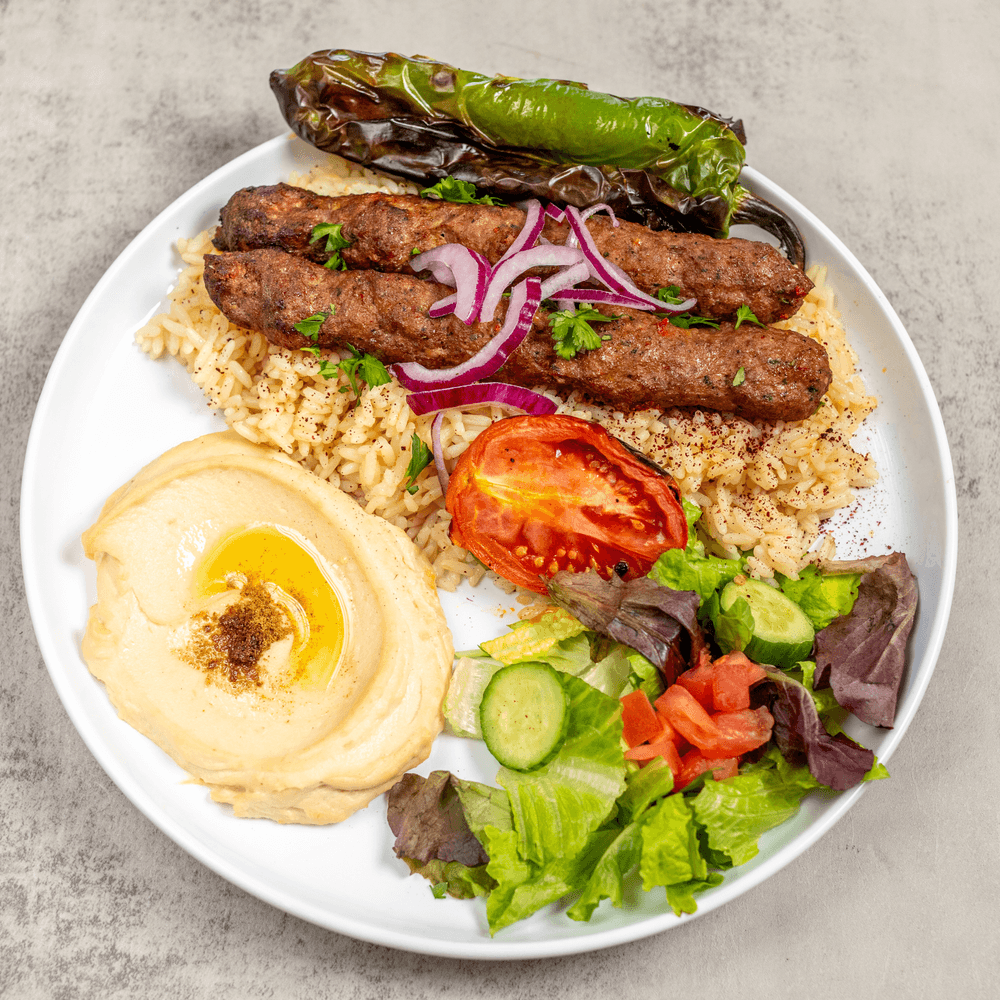 Lule Kebab Plate