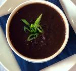 Vegetarian Black Bean Soup GF