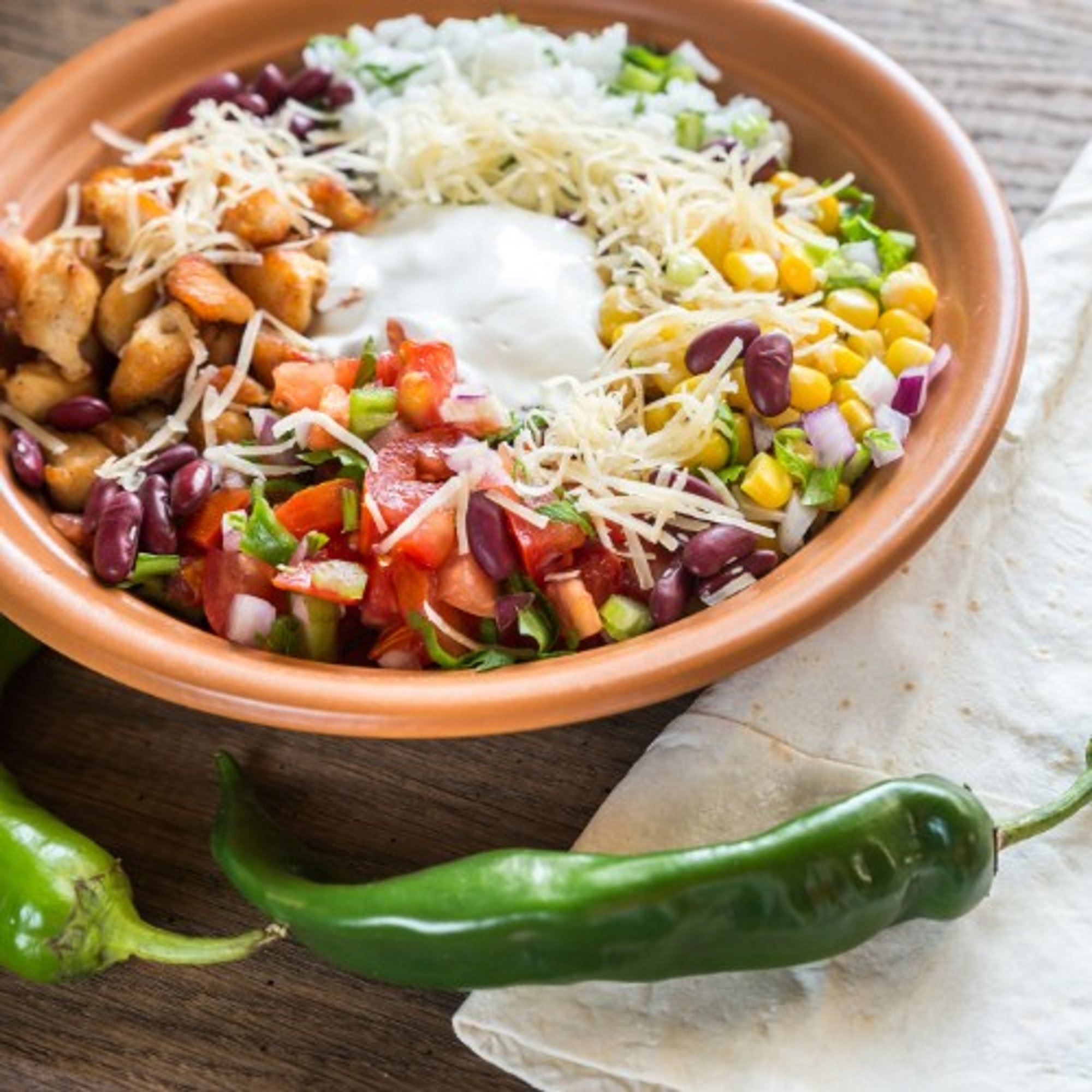Grilled Chicken Burrito Bowl