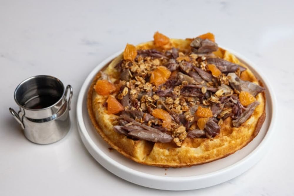 Duck Confit Belgian Waffle