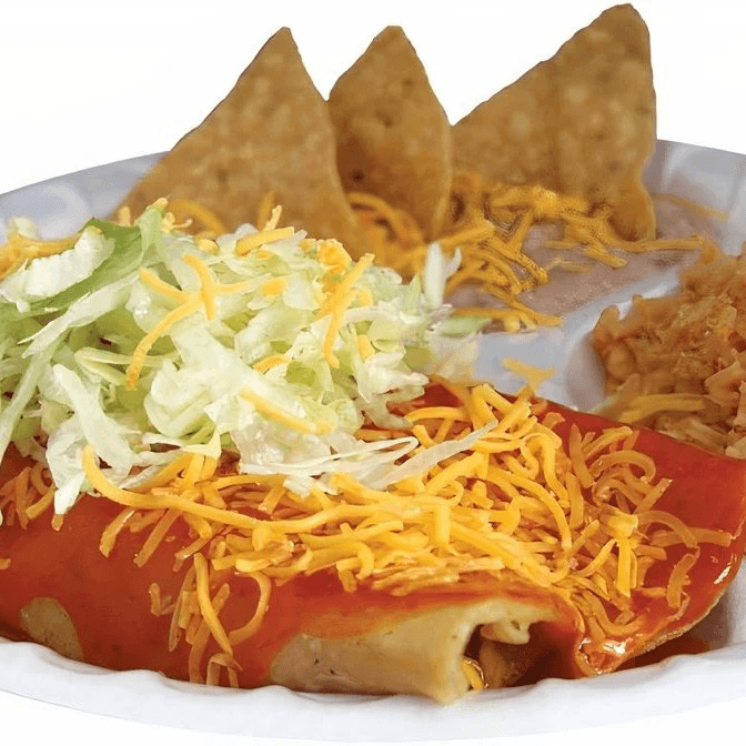 #3.Cheese Enchiladas Plate