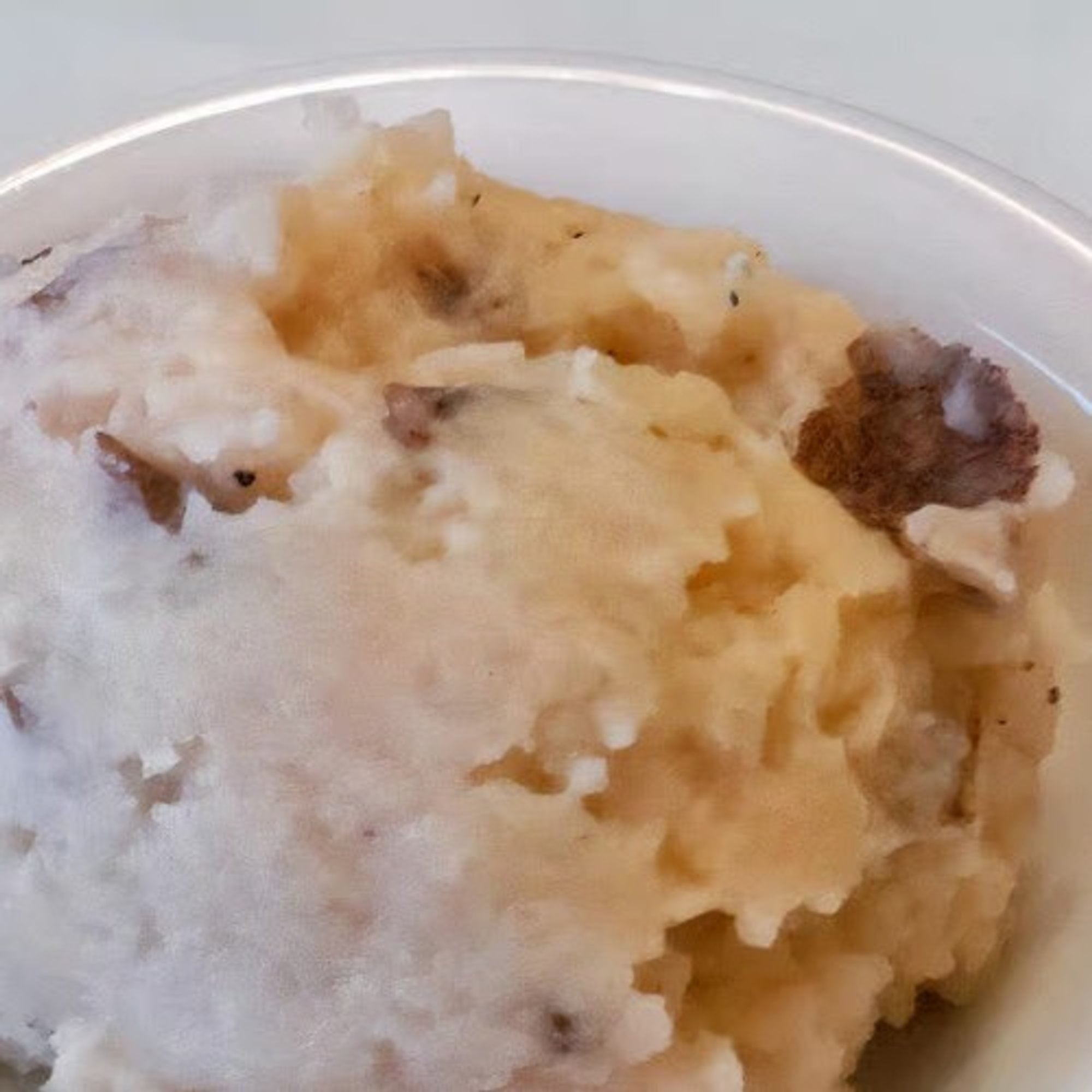Skin on Mashed Potatoes