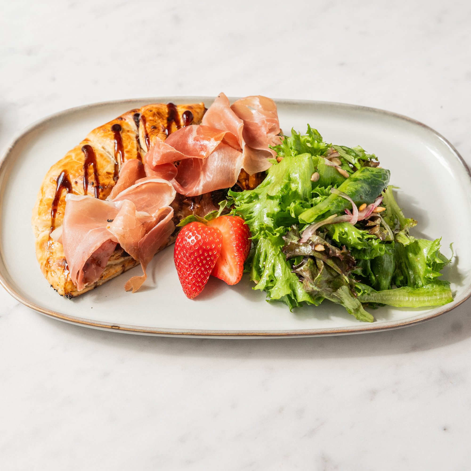Peach and Prosciutto Nan