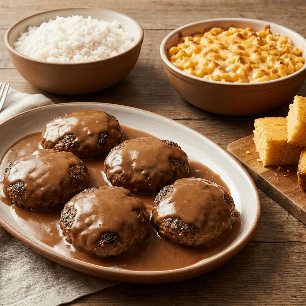 Hamburger Steak Family Feast