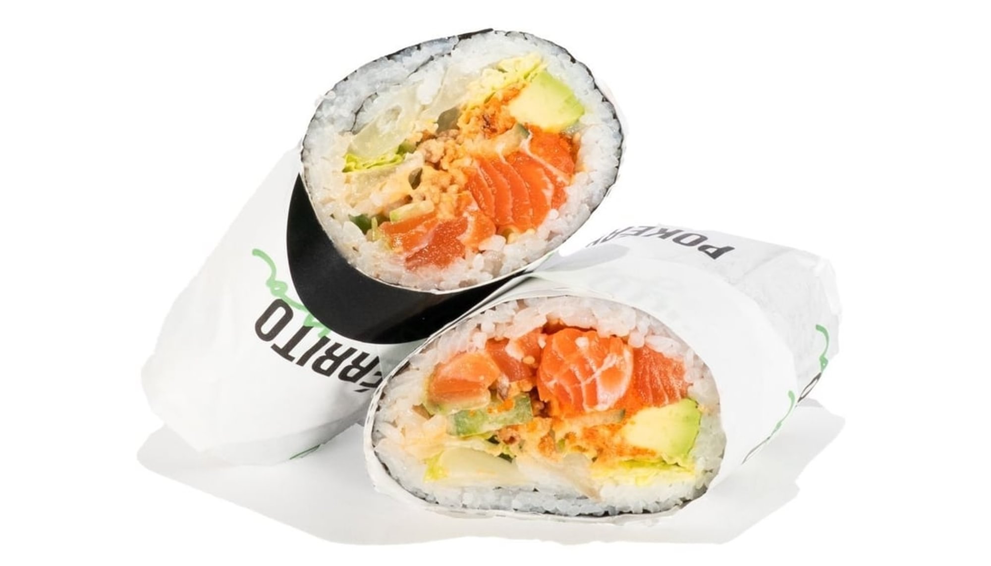 S3- Golden Salmon Sushi Burrito/ Raw Fish