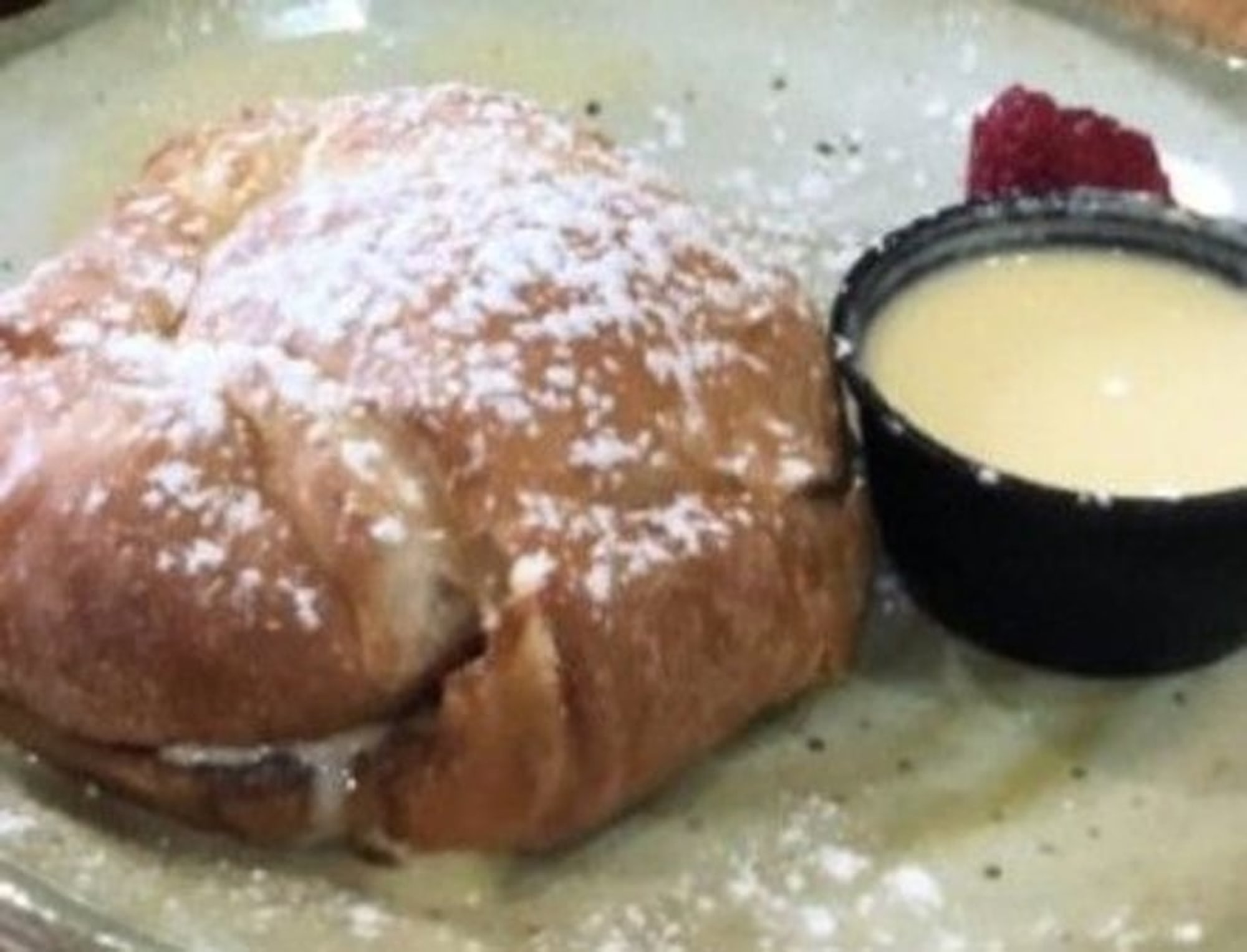 Nutella and Custard Croissant