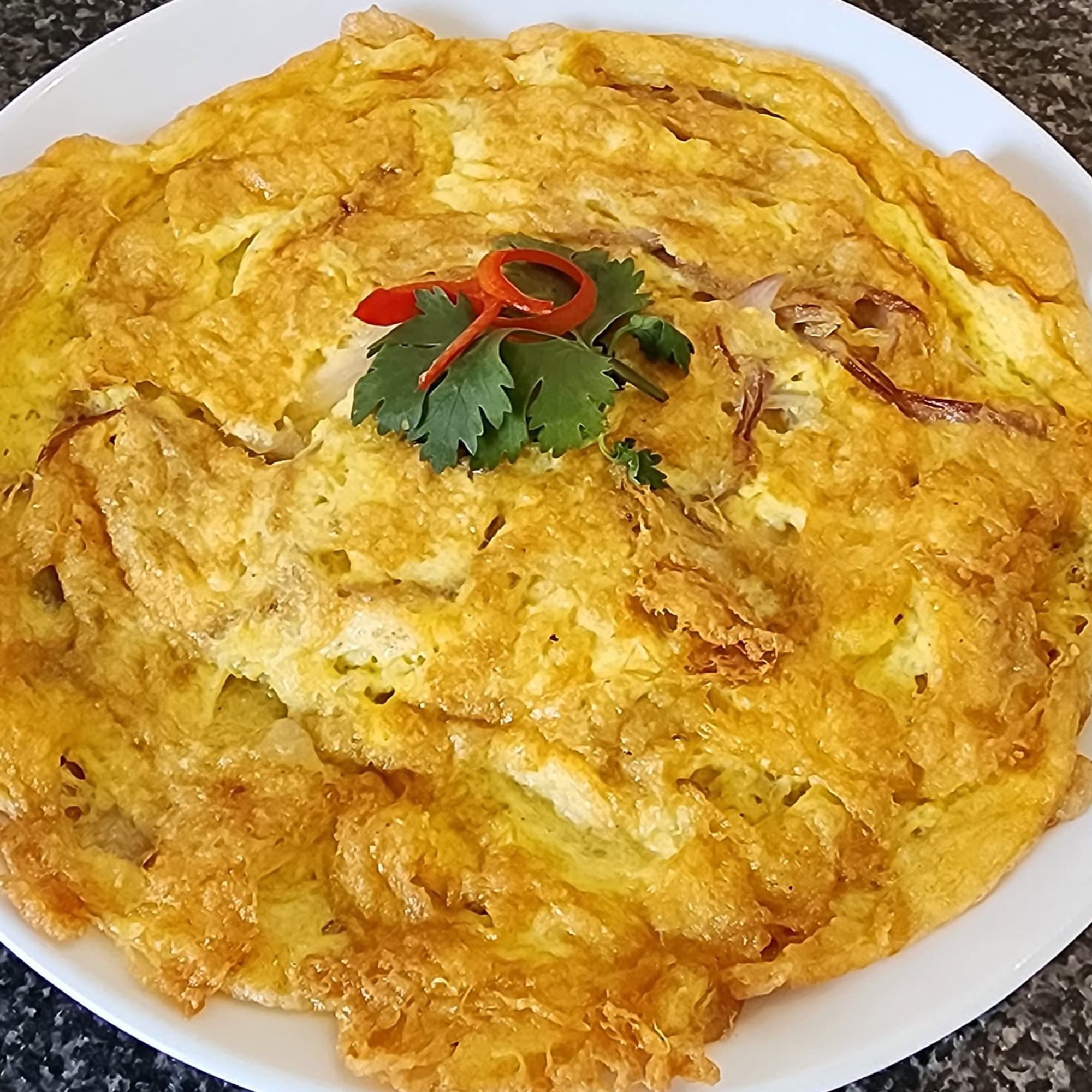 Thai Omelette w/Ground PK