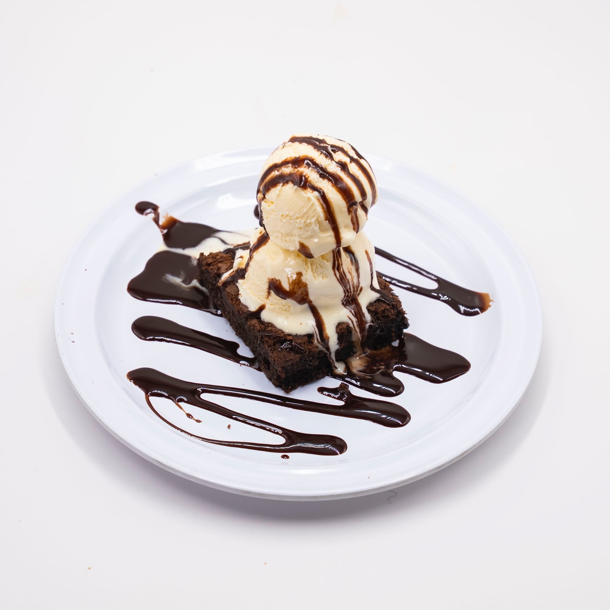 Ice Cream with Brownie (2 Scoops)