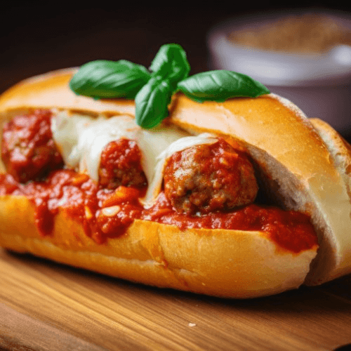 Meatball Parmigian Sub