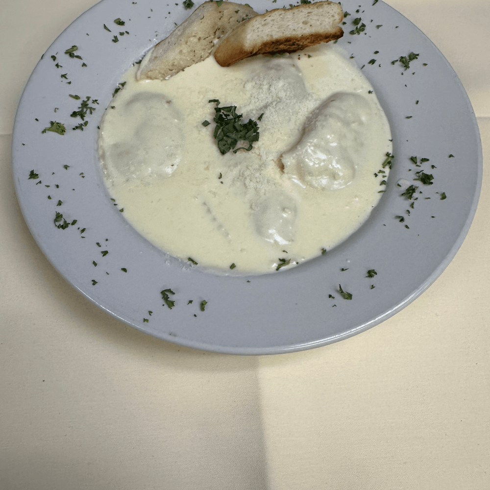 BEEF SHORT RIB RAVIOLI ALFREDO