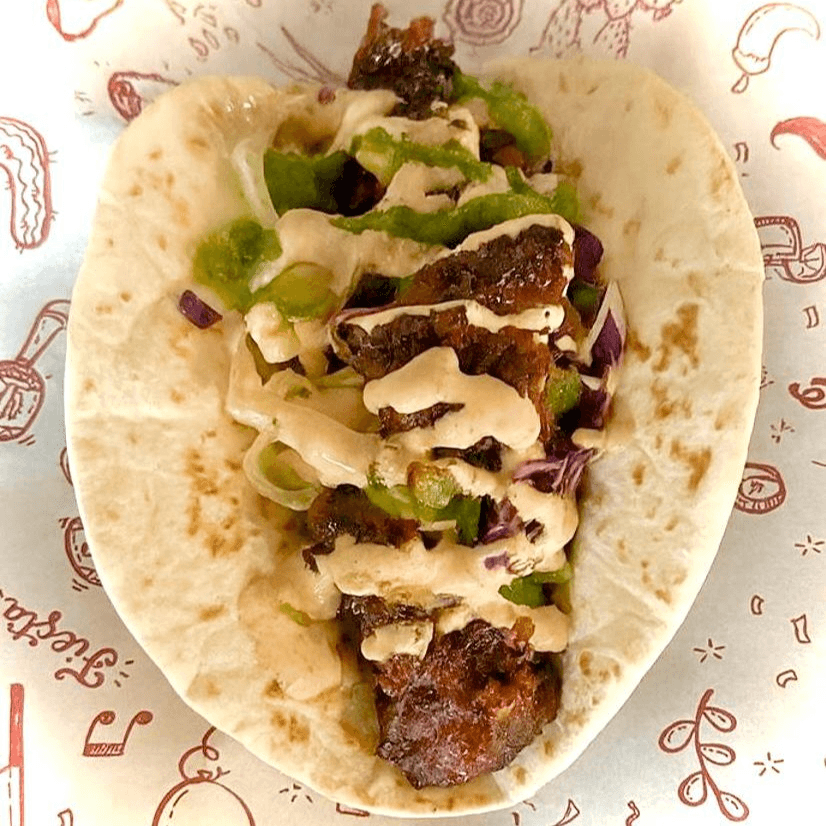 Fried Cauliflower / Gobhi Manchurian Taco (2)
