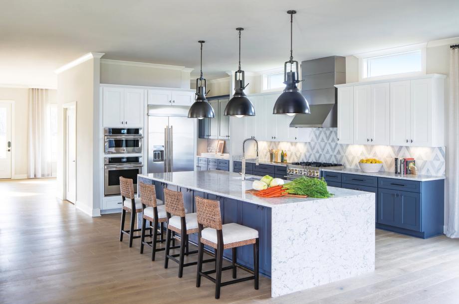 Expansive kitchens provide ample room for entertainment
