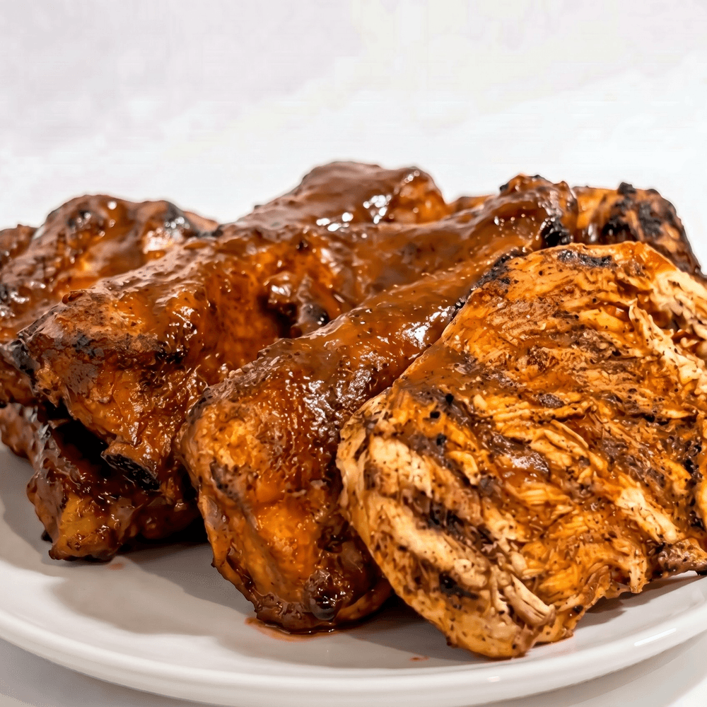 Riblets and Chicken Combo Plate