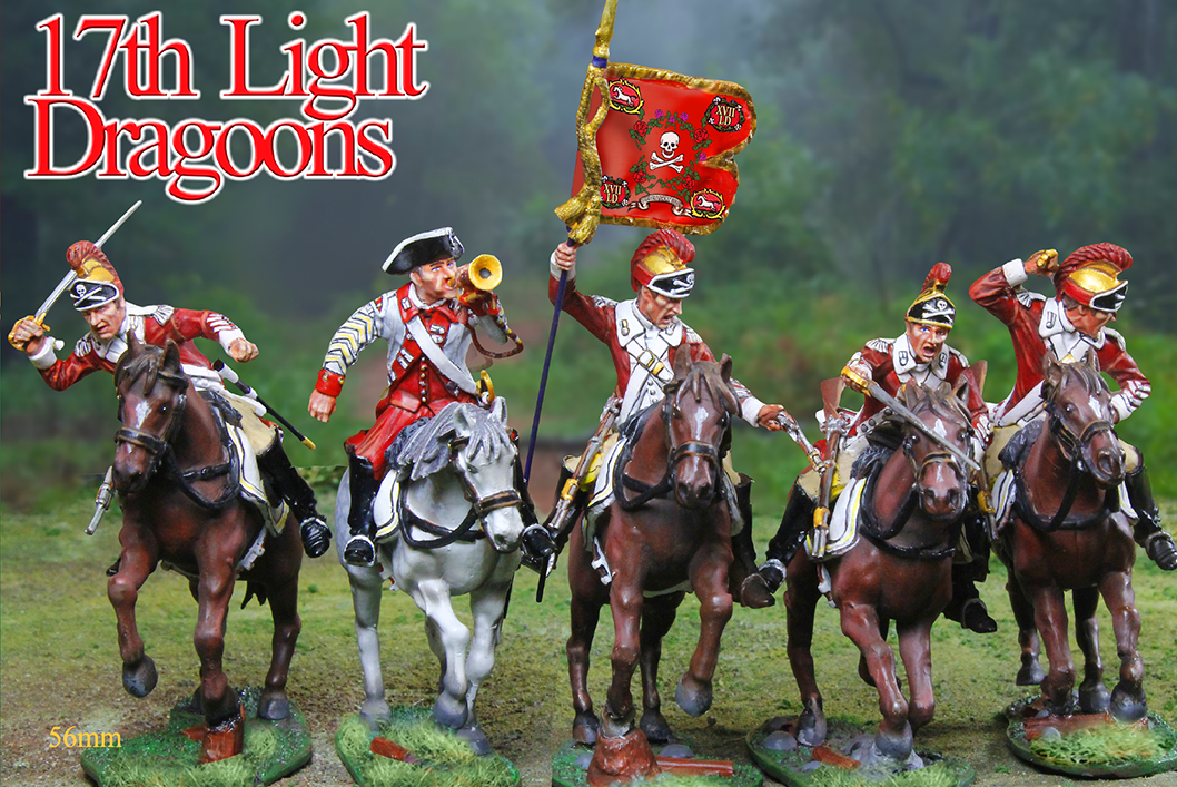 American Revolution British 17th Light Dragoons set