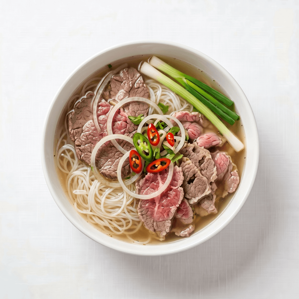 Tái Chín (Rare Steak, Brisket)