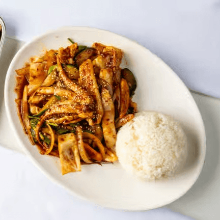 Sautéed Spicy Squid