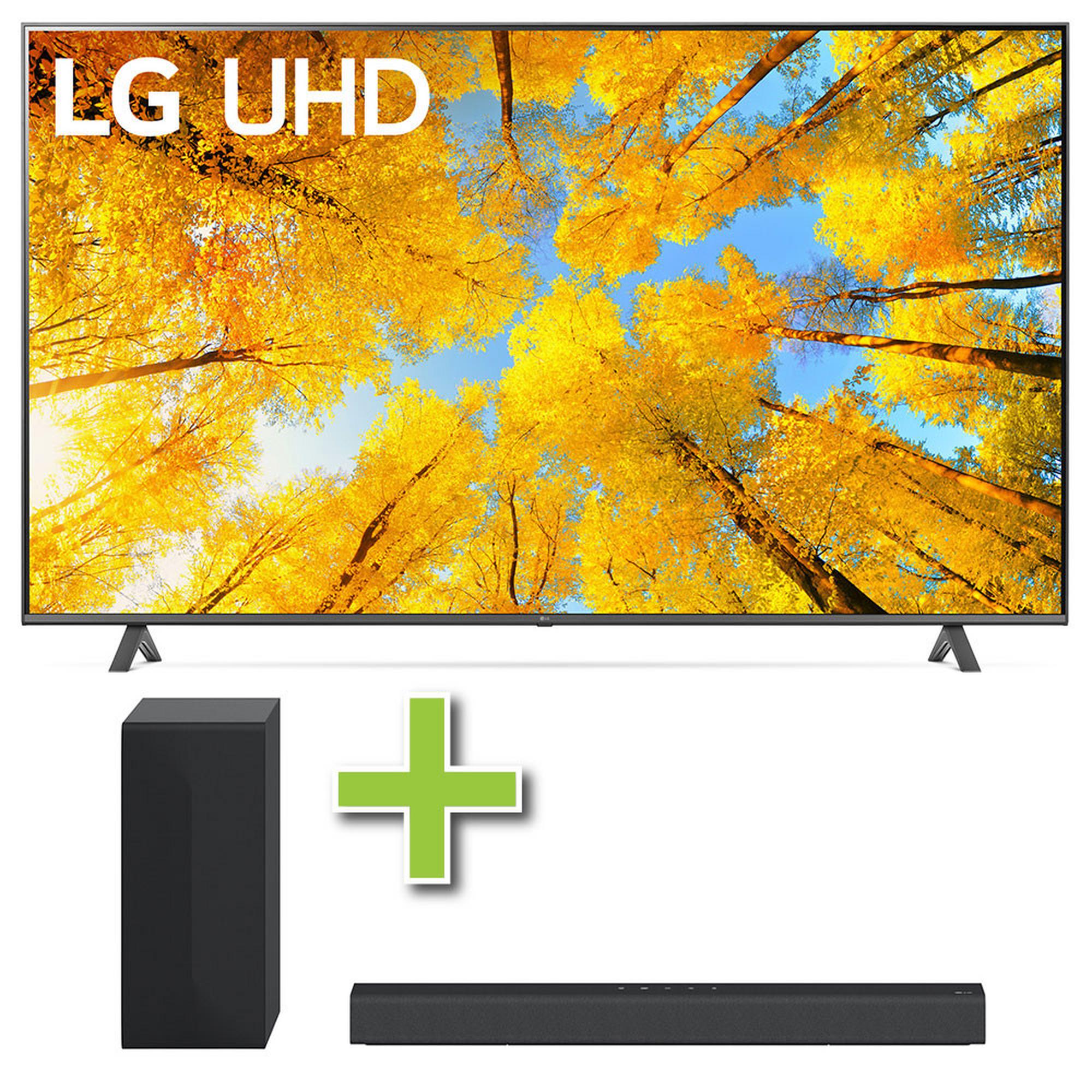 86" LG AI ThinQ 4K UHD Smart TV w/ LG 2.1 Channel 300-Watt Sound Bar & Wireless Subwoofer