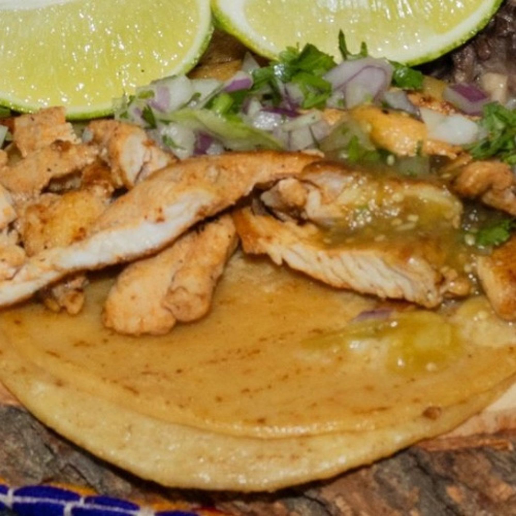 Pollo Asado Soft Taco