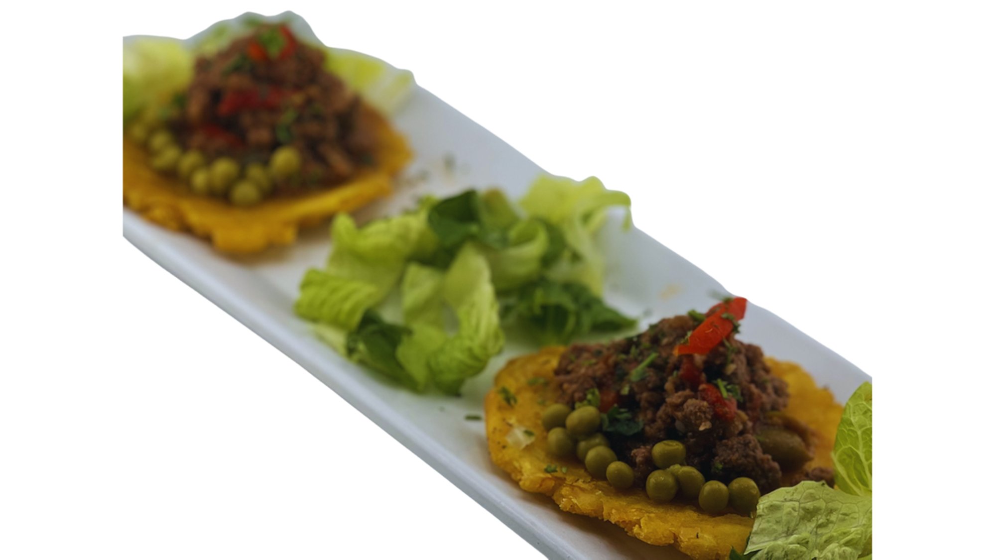 Tostone H Ground Beef Appetizer