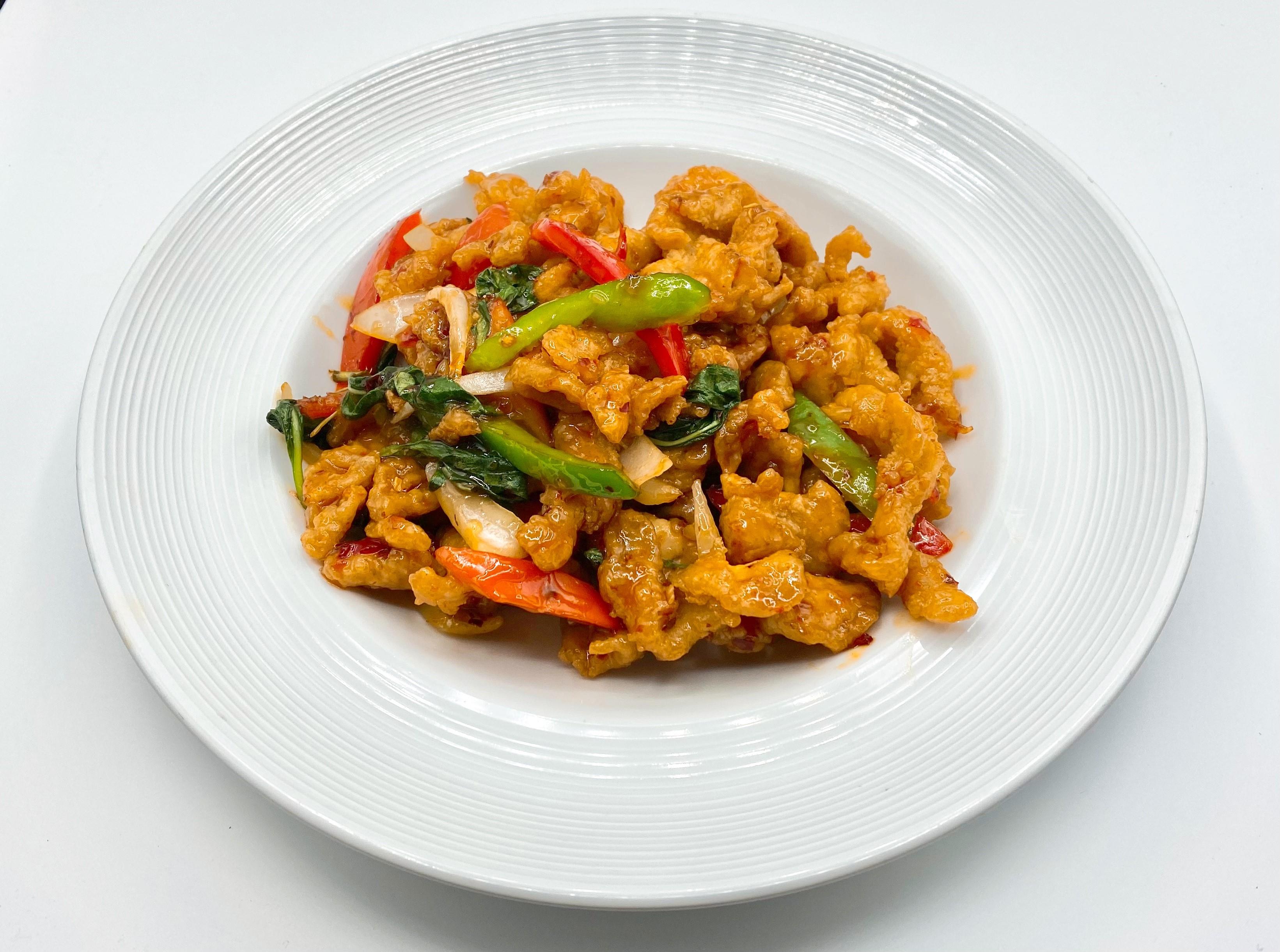 Crispy Chicken Basil