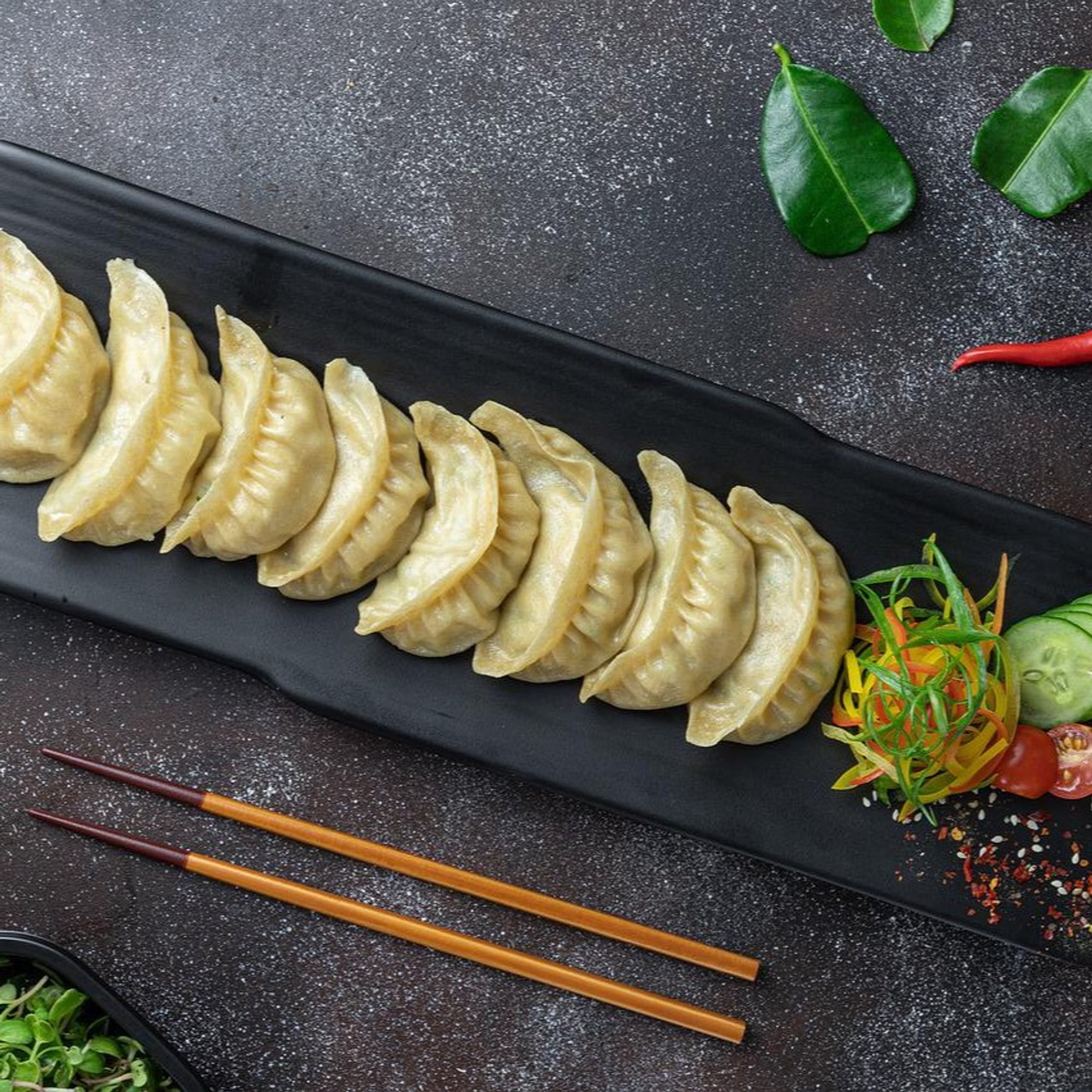 Veg steam momo