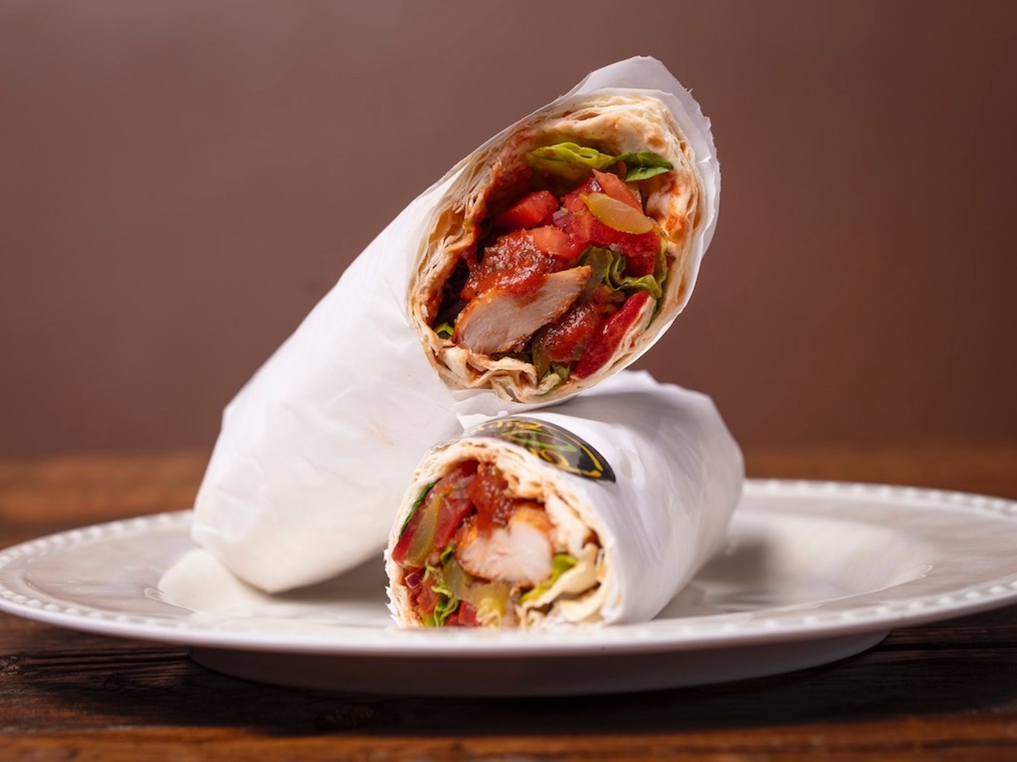 #3) Chicken Kebab Wrap
