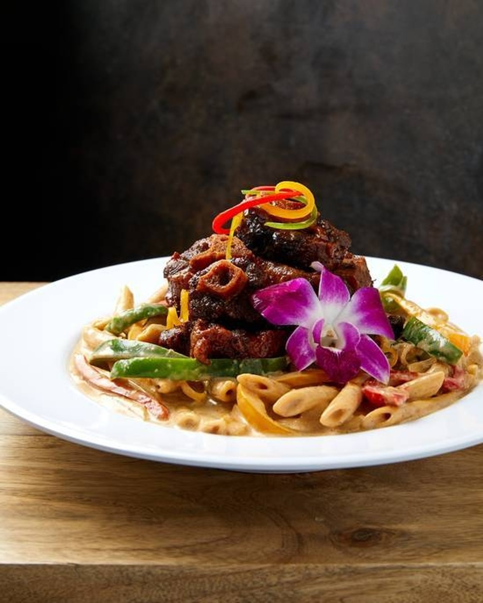 Rasta Pasta with Oxtail