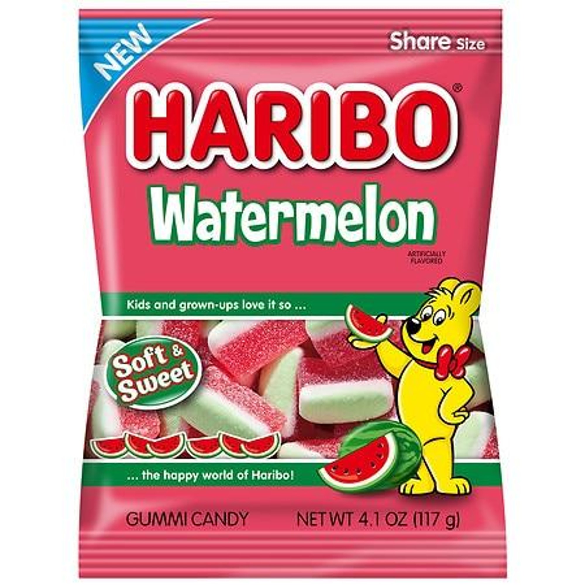 Haribo Watermelon Gummi Candy - 4.1 Oz