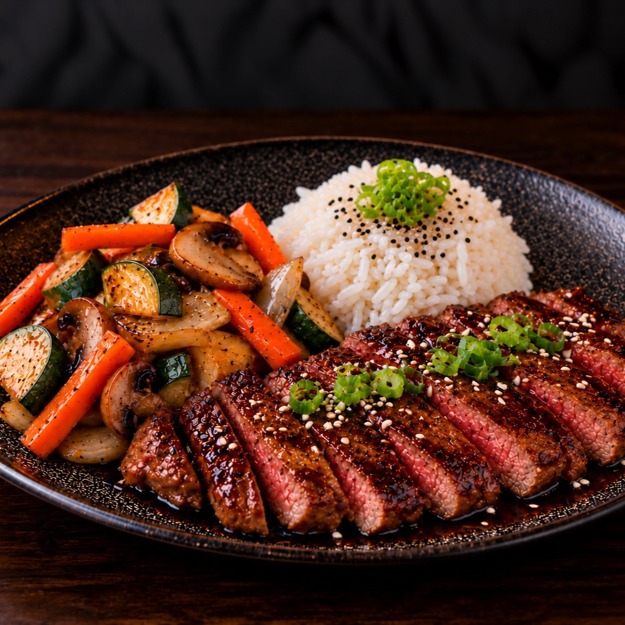 Teriyaki Ribeye Entree