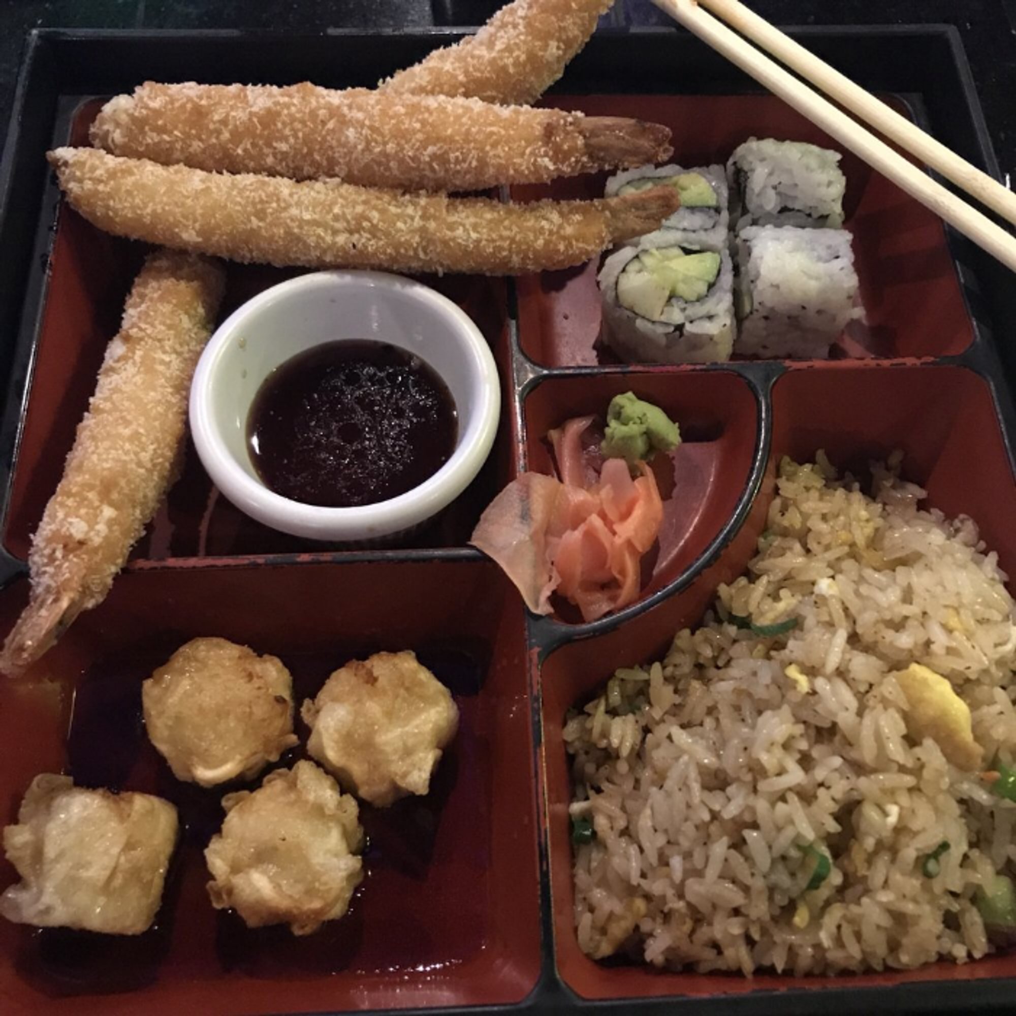 Shrimp Tempura Bento