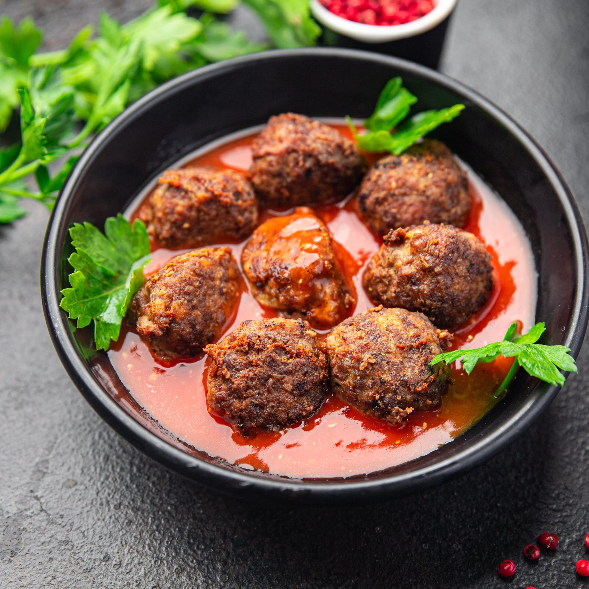 Meatballs with Tomato Sauce (3)
