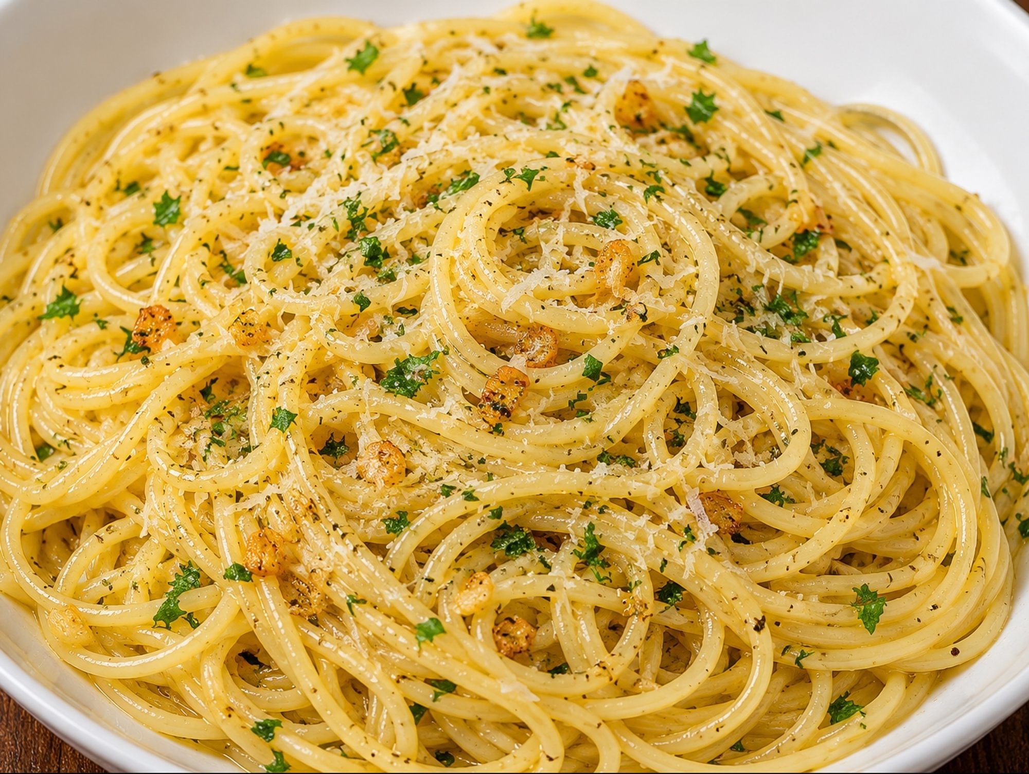 GARLIC BUTTER SPAGHETTI