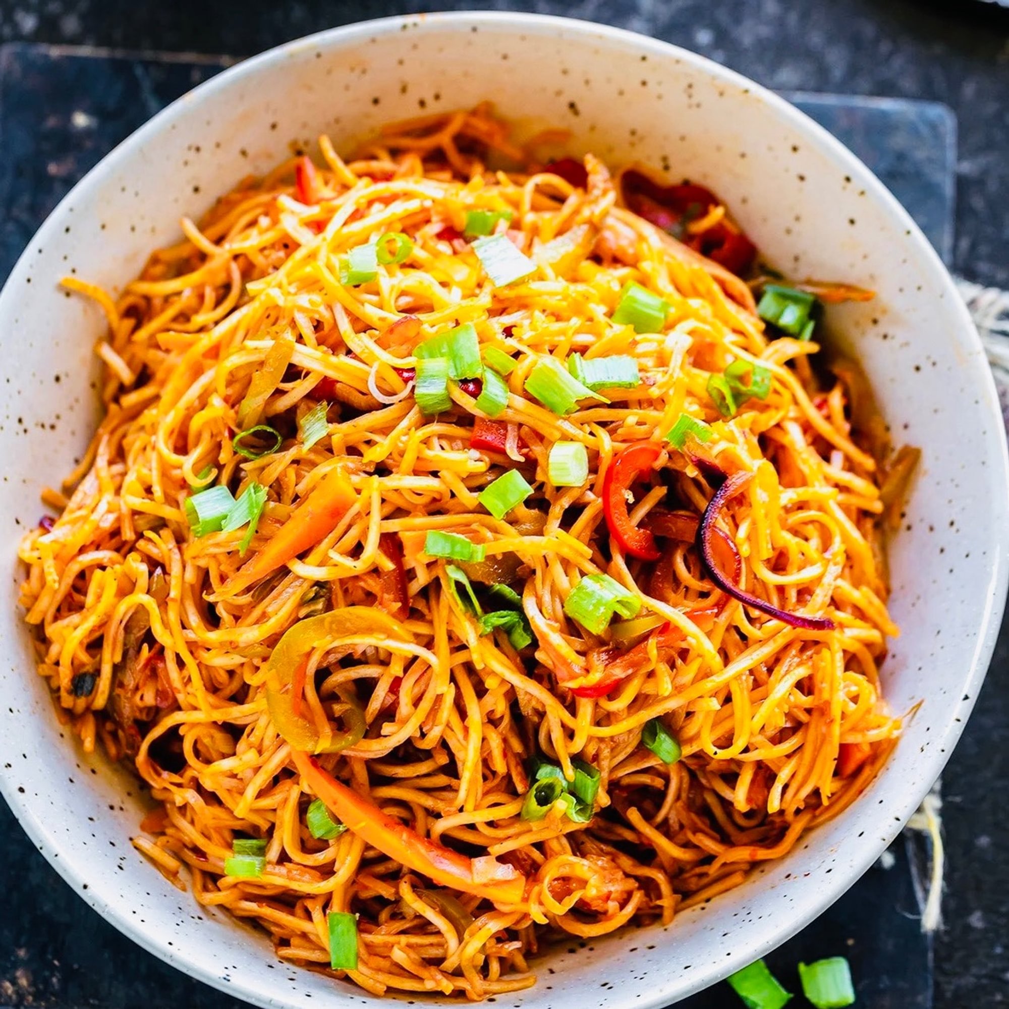 Schezwan Veg Hakka Noodles
