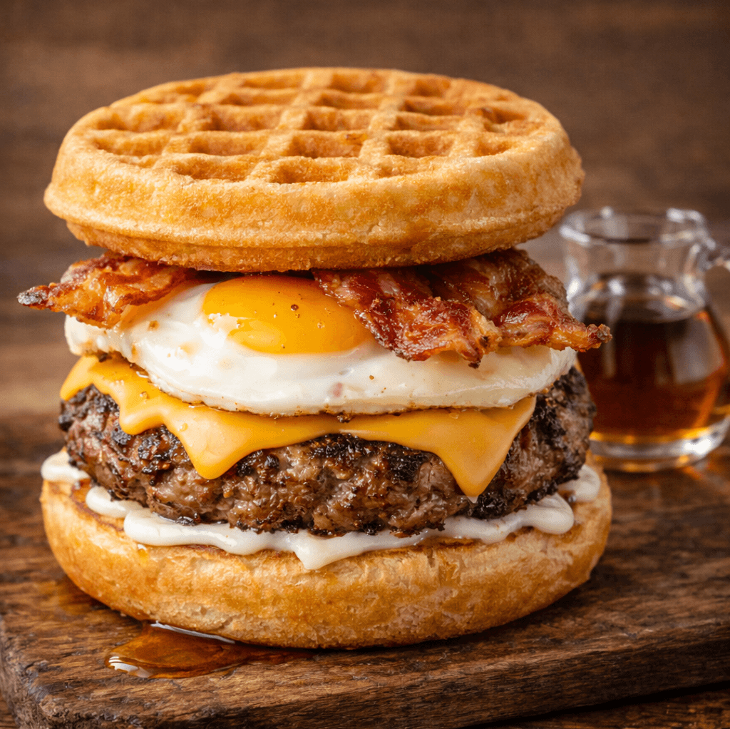 Napoleon's Waffle Burger